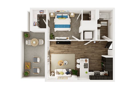 DRIFTWOOD, 1 Bed, 1 Bath at Marina Square, Washington, 98337